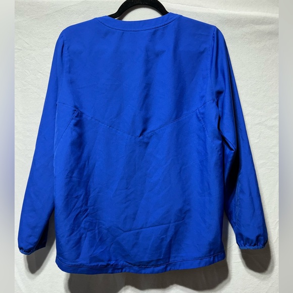 Nike Baseball Pullover Boy's Size XL Royal Blue/White Wind Resistant - Picture 4 of 7